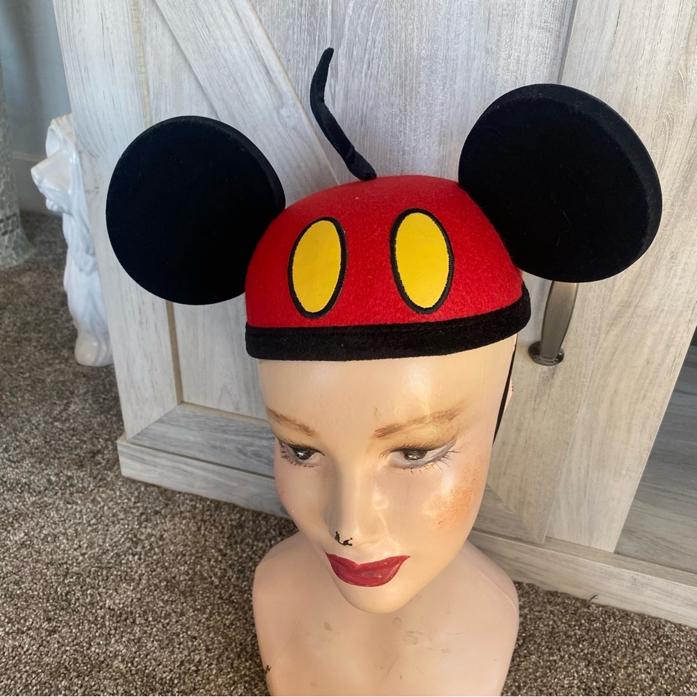 Pristine Disney Park Mickey Mouse Pants Ears Hat  Youth Infant Ladies 54 cm